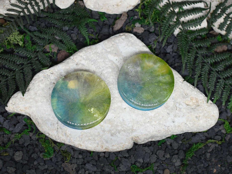 Ear Tunnels 50mm | Pair | Ear Plugs | Gauge Earrings | Gauged Plugs | Resin #47