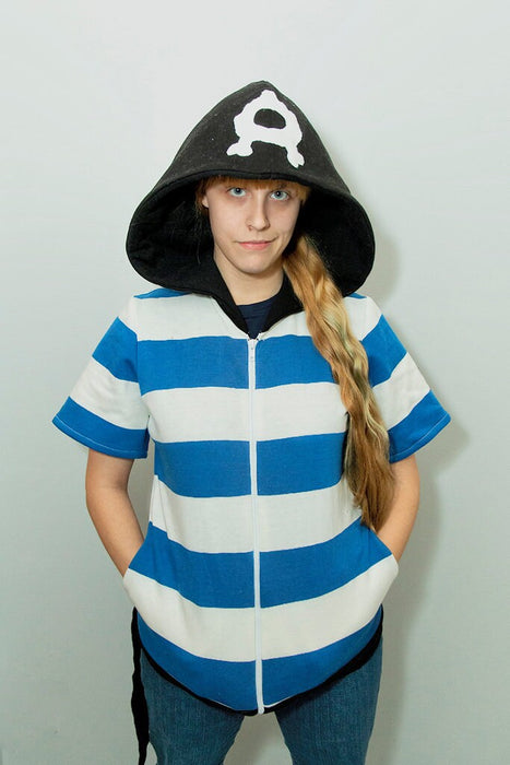 Team Aqua grunt inspired cosplay hoodie
