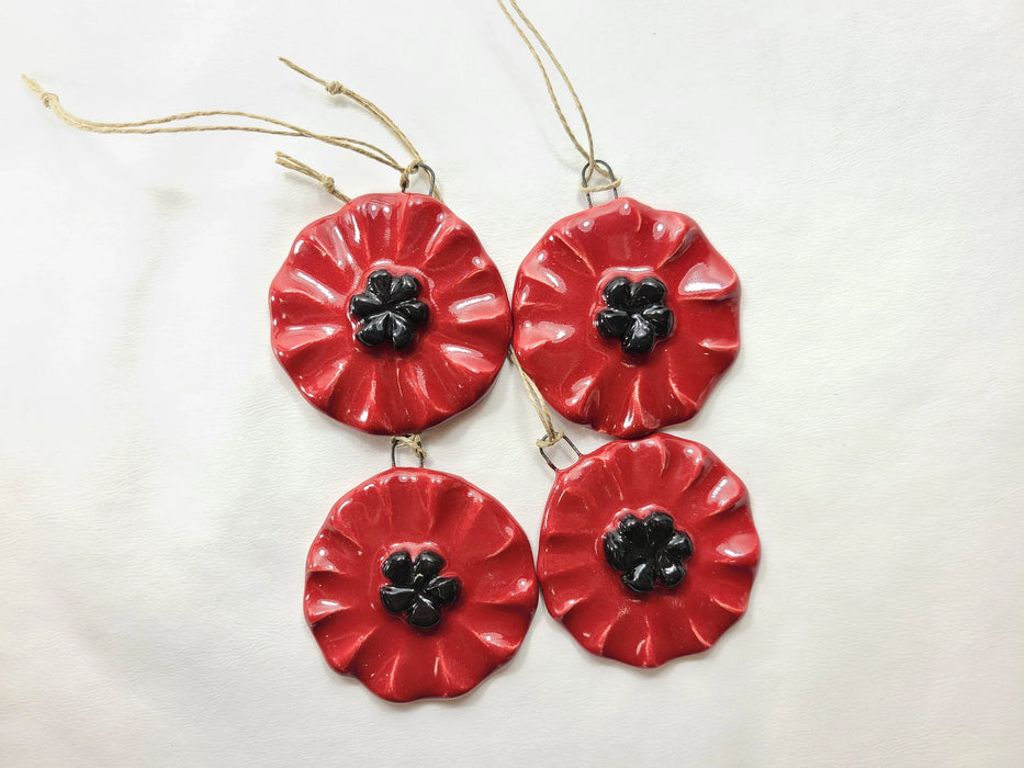 holiday ornament poppy, Christmas ornament