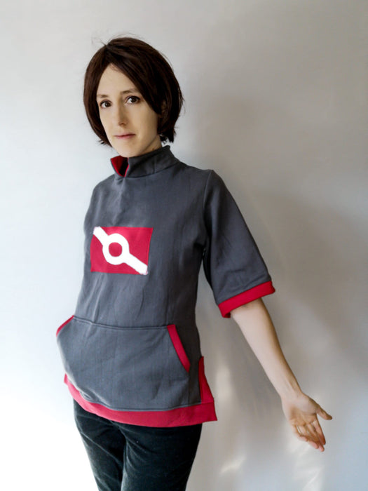Goh inspired cosplay hoodie from Pokemon Journeys