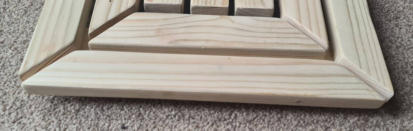 Bathroom duckboard, bathboard, shower mat, hot tub. solid, chunky and rustic. bespoke. a great gift or bathroom upgrade, many colors.