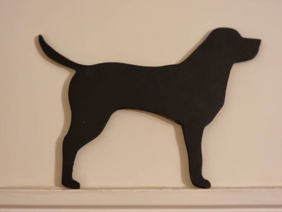 Labrador silhouette door toppers, mans best friend, decoration wall, door, shelf, fun wall art, dog lover gift, great talking point, 9 mm mdf