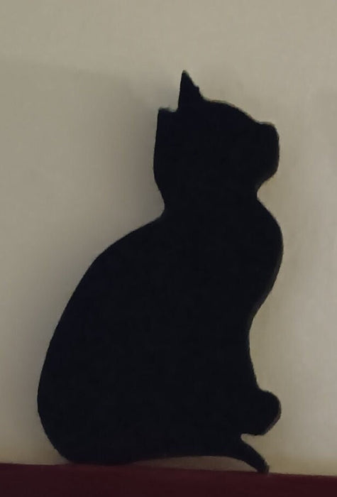 Black Kitten, Cute, Cat Silhouette, door top, topper, playful, fun, whimsical, door, shelf, wall art, cat lover, gift,
