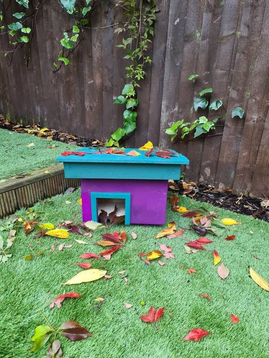 Hedgehog hibernation house and winter home, safe sleeping dorm, anti paw out, robust, heavy and solid