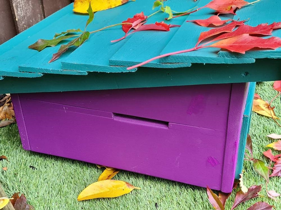 Hedgehog hibernation house and winter home, safe sleeping dorm, anti paw out, robust, heavy and solid