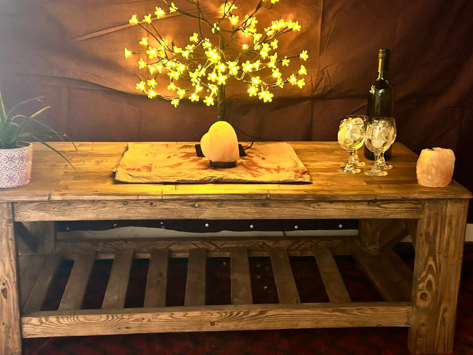 TABLE, Farmhouse, coffee, X Cross Legs, Wooden, Handmade, rustic, cottage, heavy