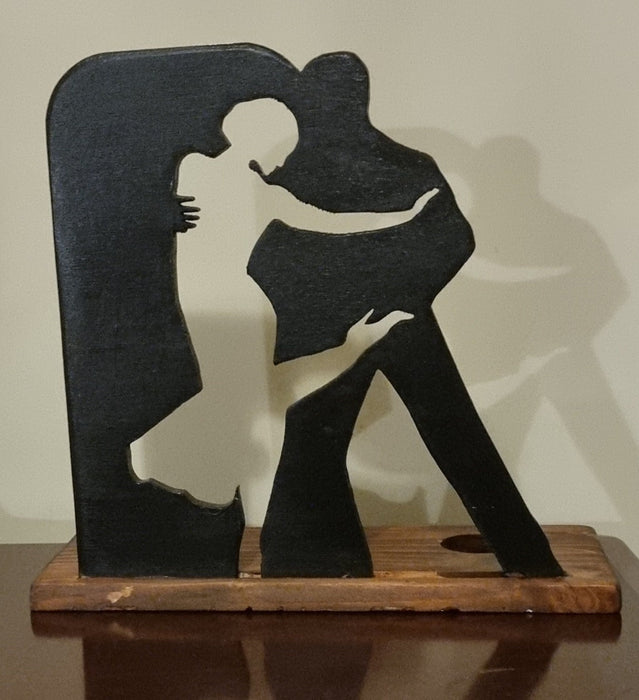 Tea light holder, salsa, dance, silhouette, gift, ambient, unique