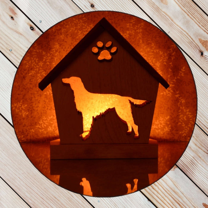 IRISH SETTER Doghouse Memorial