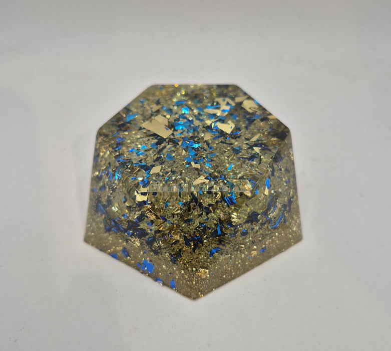 Blue & Gold Incense Holder
