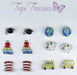 Tryon_Treasures_Earrings_Magnetic_Stud_Clip_On_Hypoallergenic_Charm_Animal_Teacher_Appreciation_Apple_Books_Graduation_School_Bus_Earth