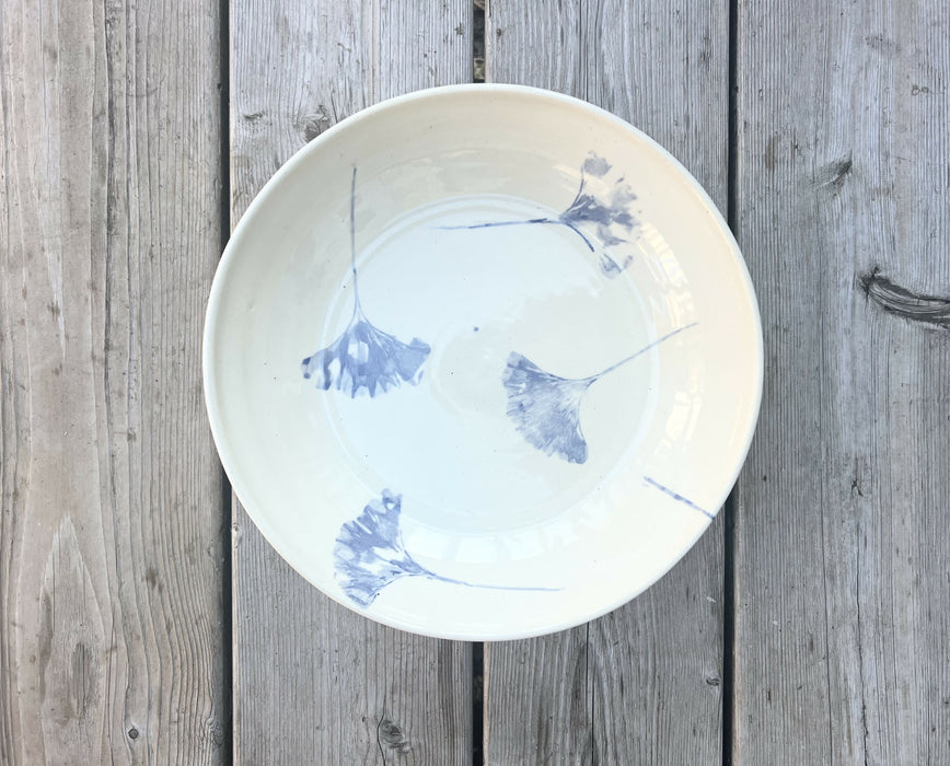 ginko leaf pasta bowl