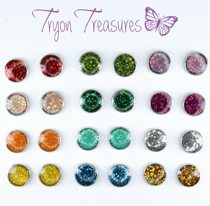 Tryon_Treasures_Earrings_Magnetic_Stud_Clip_On_Hypoallergenic_Charm_Birthstone_Rhinestone_Glitter_Small_Cute