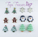 Tryon_Treasures_Earrings_Magnetic_Stud_Clip_On_Hypoallergenic_Resin_Charm_Holiday_Christmas_Tree_Snowflake_Gingerbread_Penguin