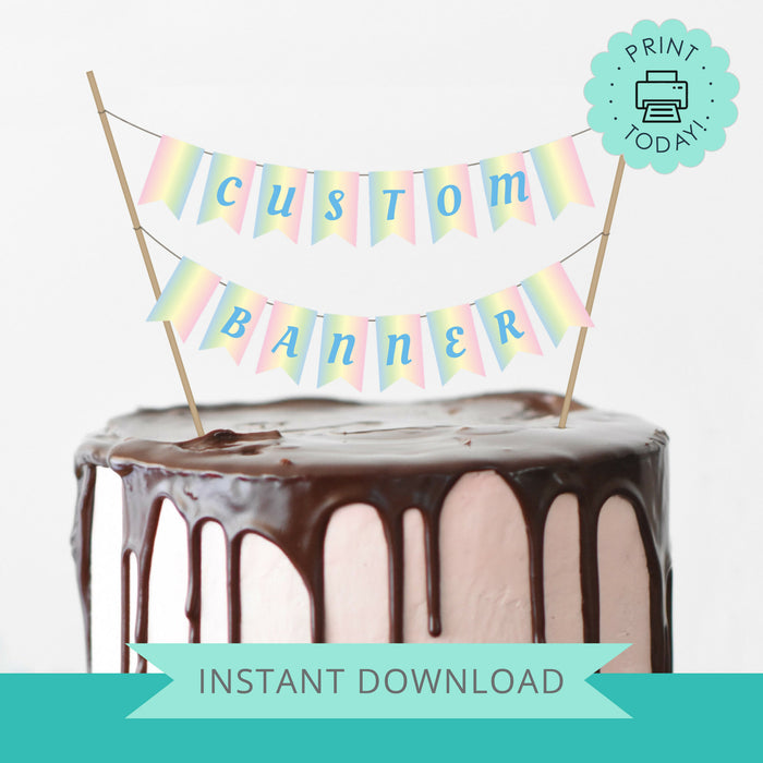 Rainbow Cake Topper Banner Mockup-06