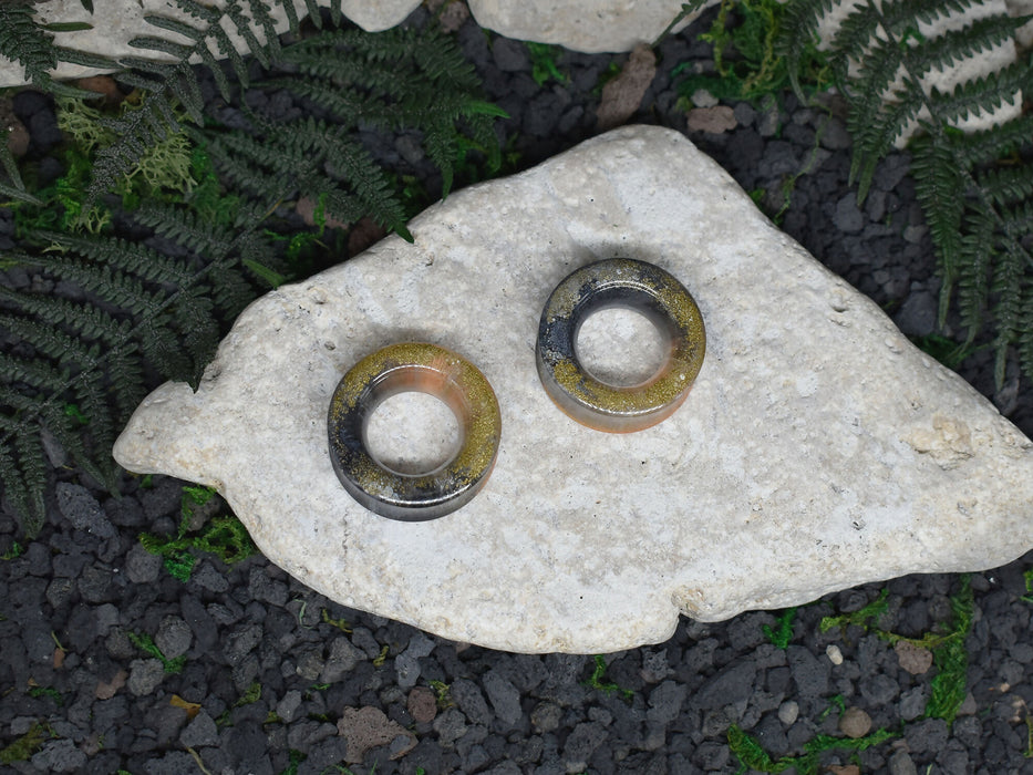 Thick-Wall Ear Tunnels 32mm | Pair | Ear Plugs | Gauge Earrings | Gauged Plugs | Resin #87