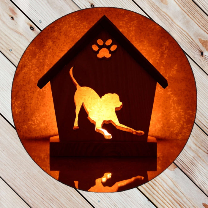 LABRADOR RETRIEVER Doghouse Memorial