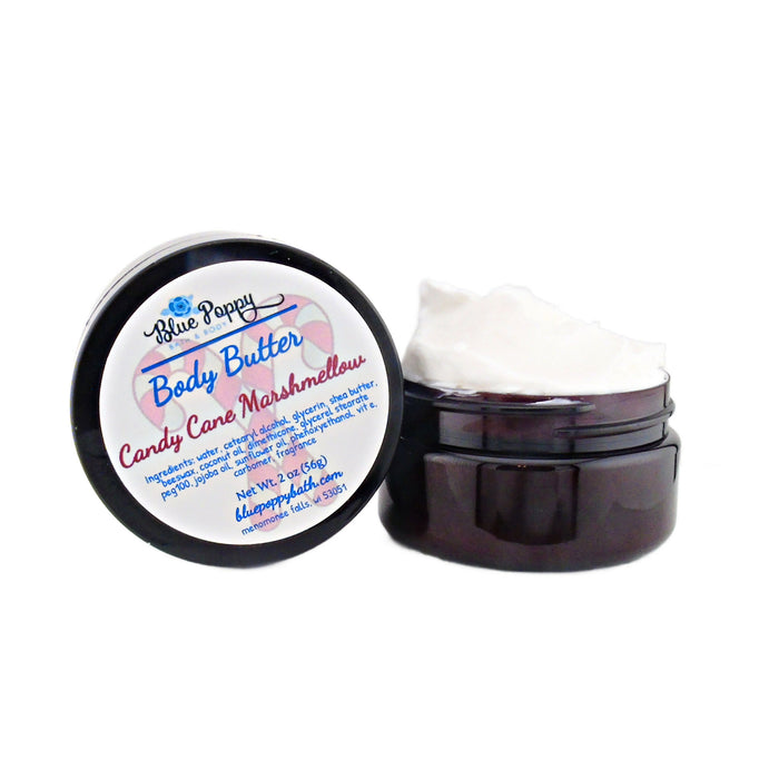 candy cane marshmallow mini body butter lotion sample