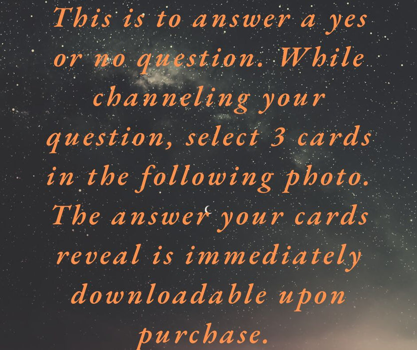 INSTANT Tarot Reading, Self Guided Tarot for a Yes or No question
