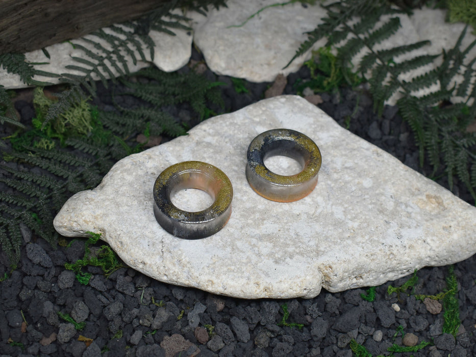 Thick-Wall Ear Tunnels 32mm | Pair | Ear Plugs | Gauge Earrings | Gauged Plugs | Resin #87