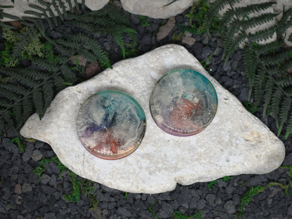 Ear Tunnels 48mm | Pair | Ear Plugs | Gauge Earrings | Gauged Plugs | Resin #70