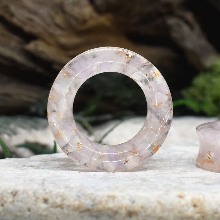 Thick-Wall Ear Tunnels 38mm Jade | Pair | Ear Plugs | Gauge Earrings | Gauged Plugs | Resin #89