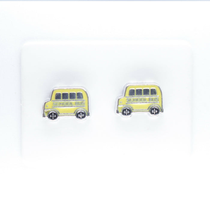 Magnetic_Clip_On_Invisible_Clipon_Stud_Pierced_Nonpierced_Earring_Earrings_Ear_Charm_Animal_Cute_Profession_School_Teacher_Bus_Driver_6mm_card