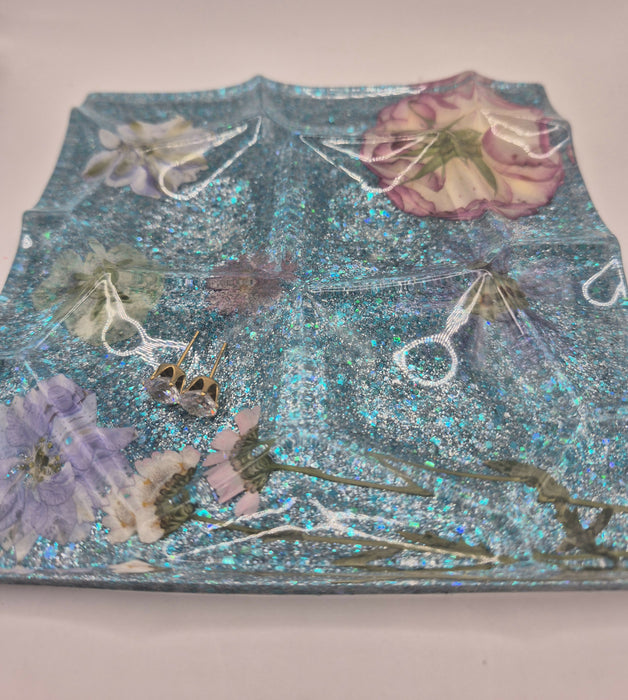 Floral Jewelry Tray