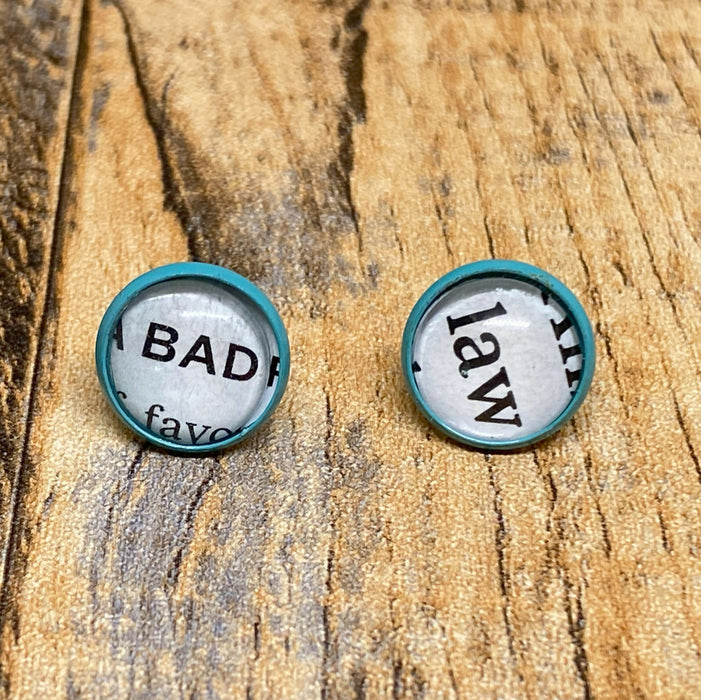 Word Nerd Earrings - Controversial Edition