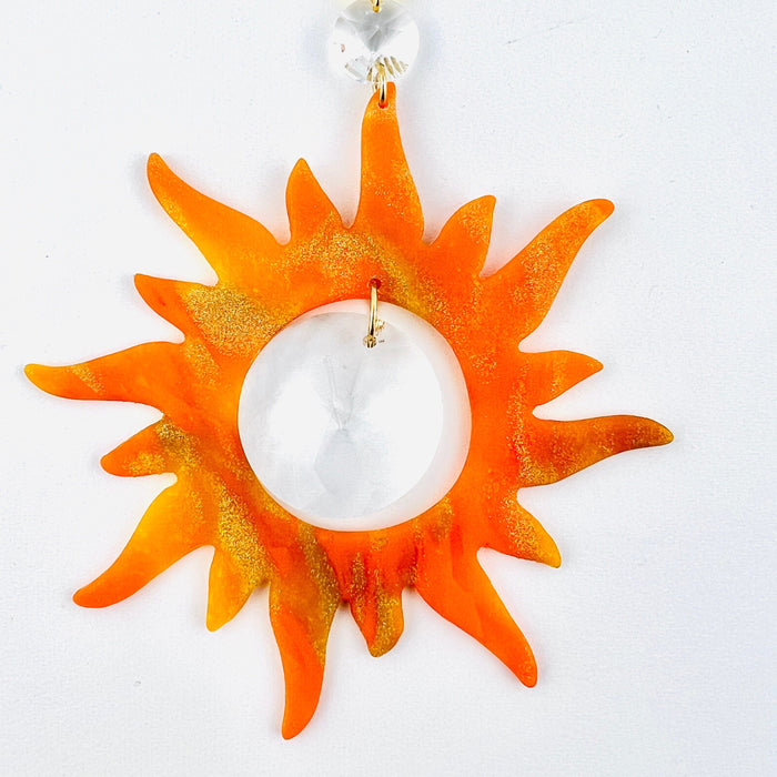 Sunshine Suncatcher – Handmade Polymer Clay Decor