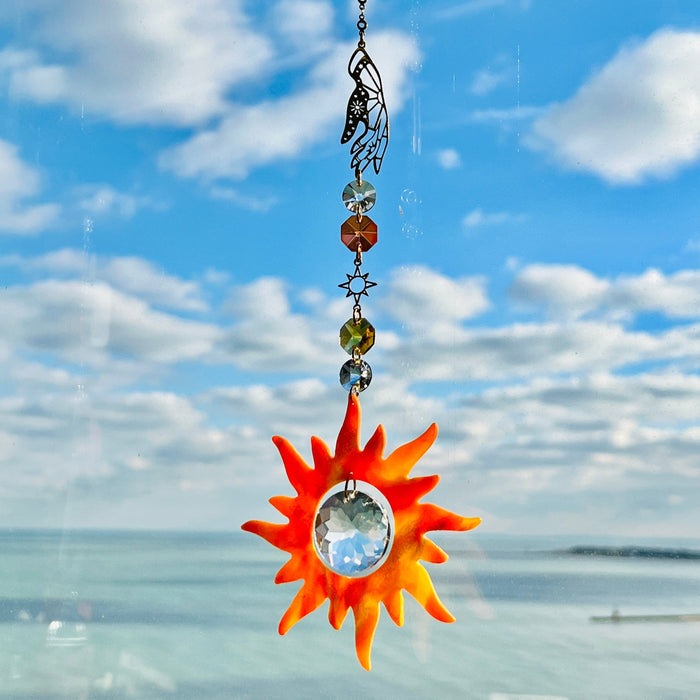 Sunshine Suncatcher – Handmade Polymer Clay Decor