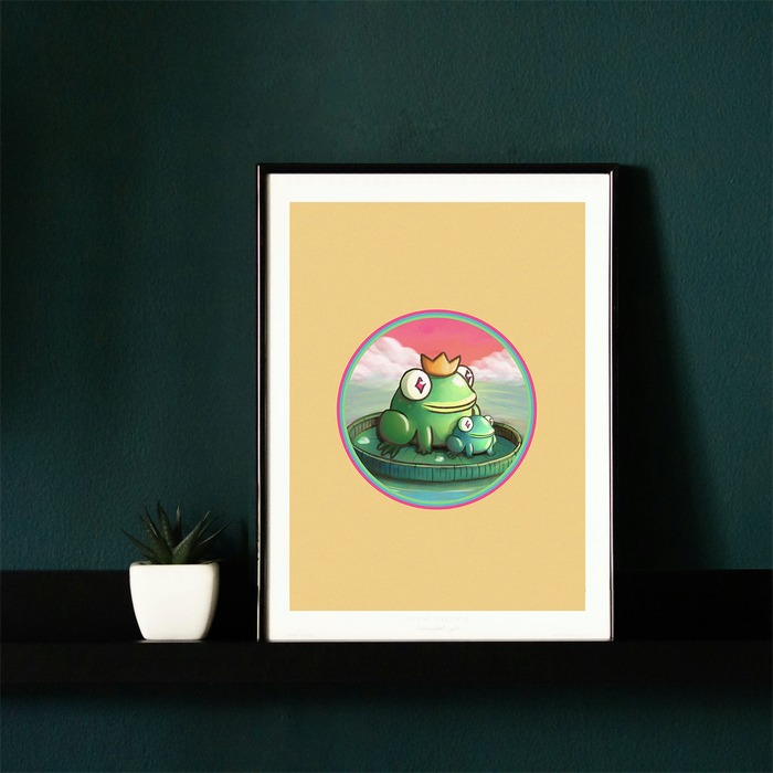 High Resolution Art File - Ribbit (Print Yourself)