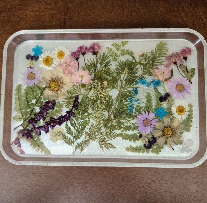 Floral Tray **Flawed**