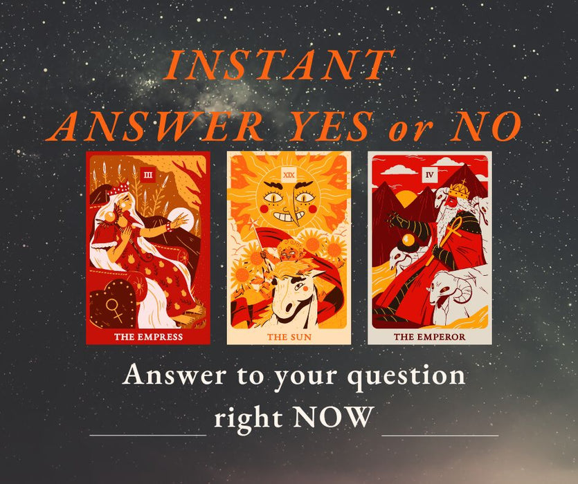 INSTANT Tarot Reading, Self Guided Tarot for a Yes or No question
