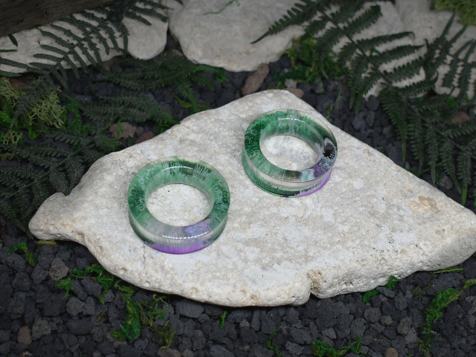 Thick-Wall Ear Tunnels 40mm | Pair | Ear Plugs | Gauge Earrings | Gauged Plugs | Resin #76