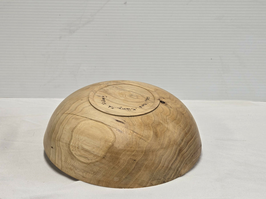 Hickory Bowl 9.25" Hand Turned