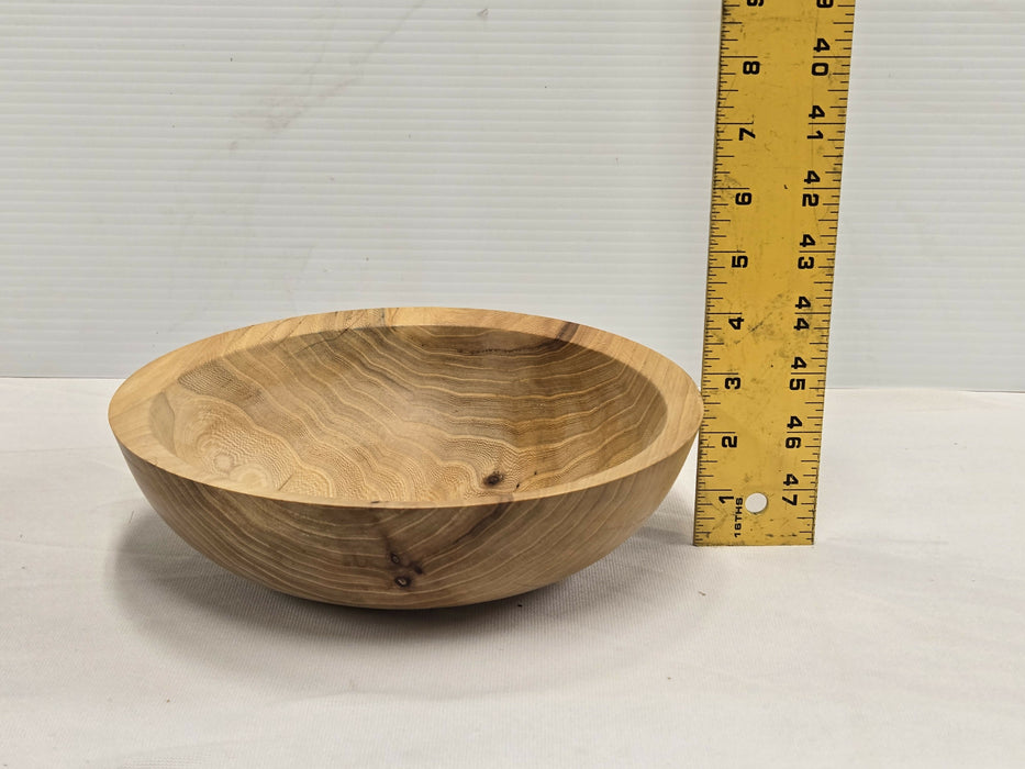 Hickory Bowl 9.25" Hand Turned