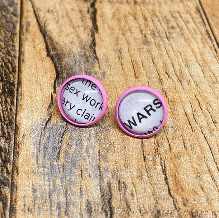 Word Nerd Earrings - Controversial Edition