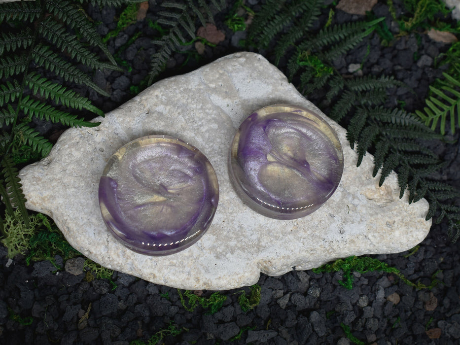 Ear Tunnels 50mm | Pair | Ear Plugs | Gauge Earrings | Gauged Plugs | Resin #46