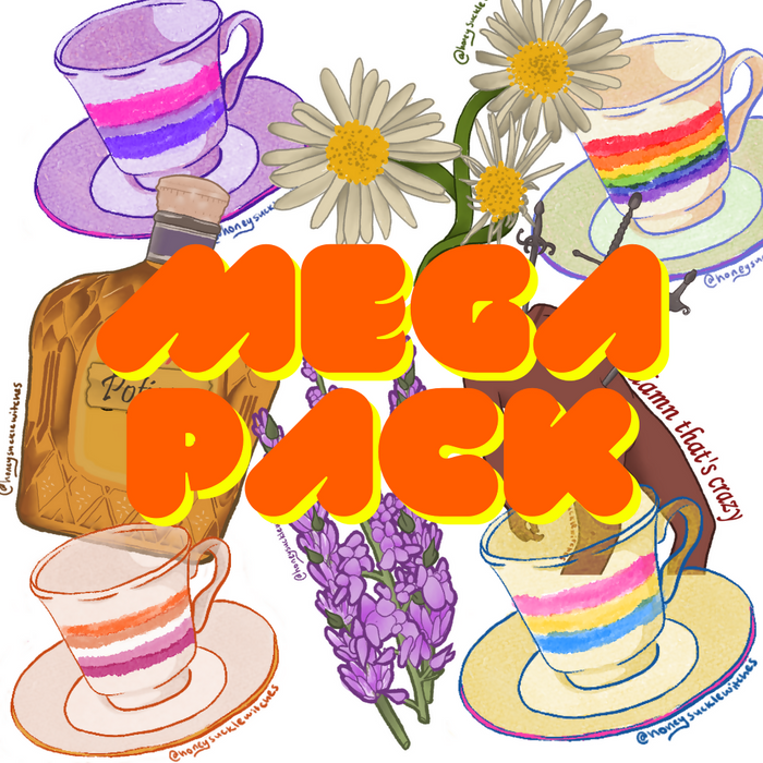 NSFW || MEGA PACK || Vinyl Waterproof Stickers