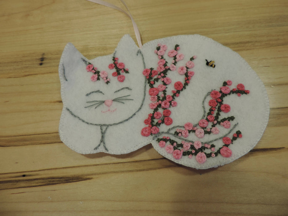Felt Cat Ornament