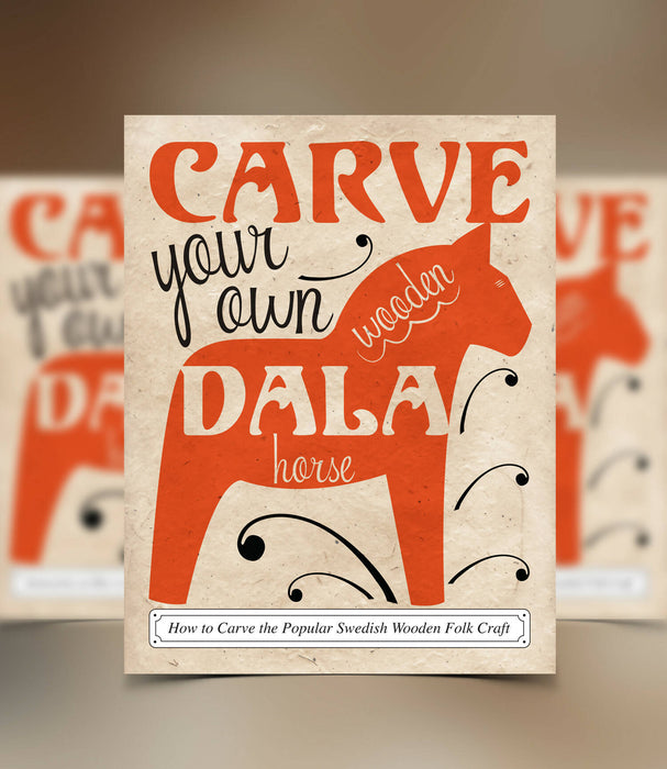 E-book Dala Horse Carving Tutorial for Wooden Swedish Dalahorse, DIY Dalahäst PDF Pattern INSTANT DOWNLOAD