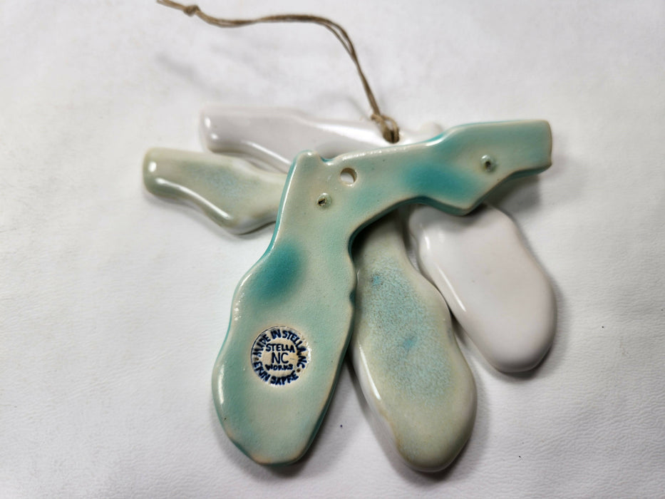 FL Florida Christmas Ornament - Pottery Ornament