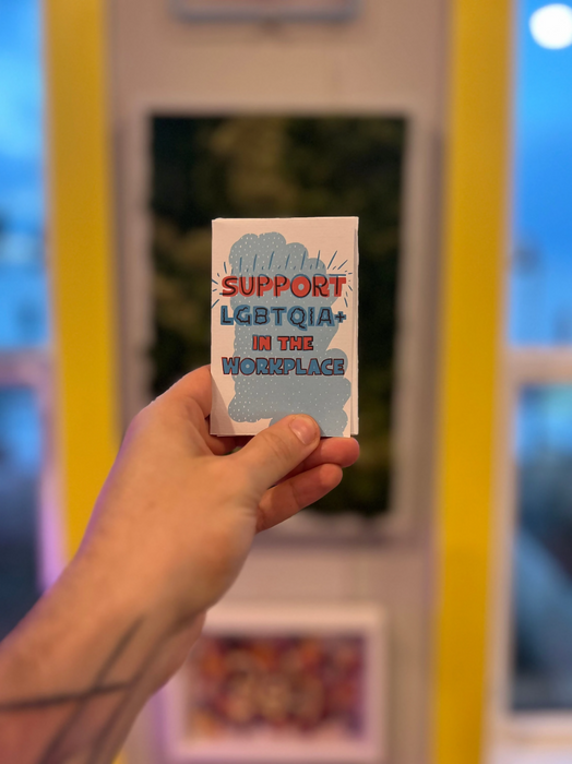 Illustrated Zine on Supporting LGBTQ Workspace