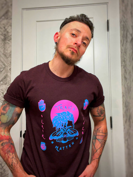 Black Trans Lives Matter Ethically Made Shirt, Crop Top and Sweatshirt