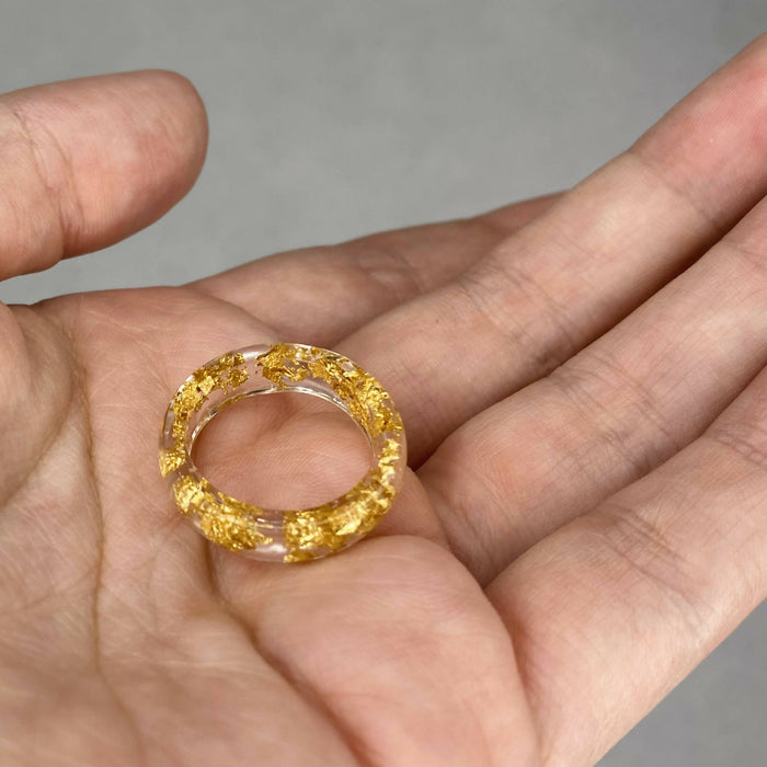 Sparkling Resin Ring | Multiple Color Options