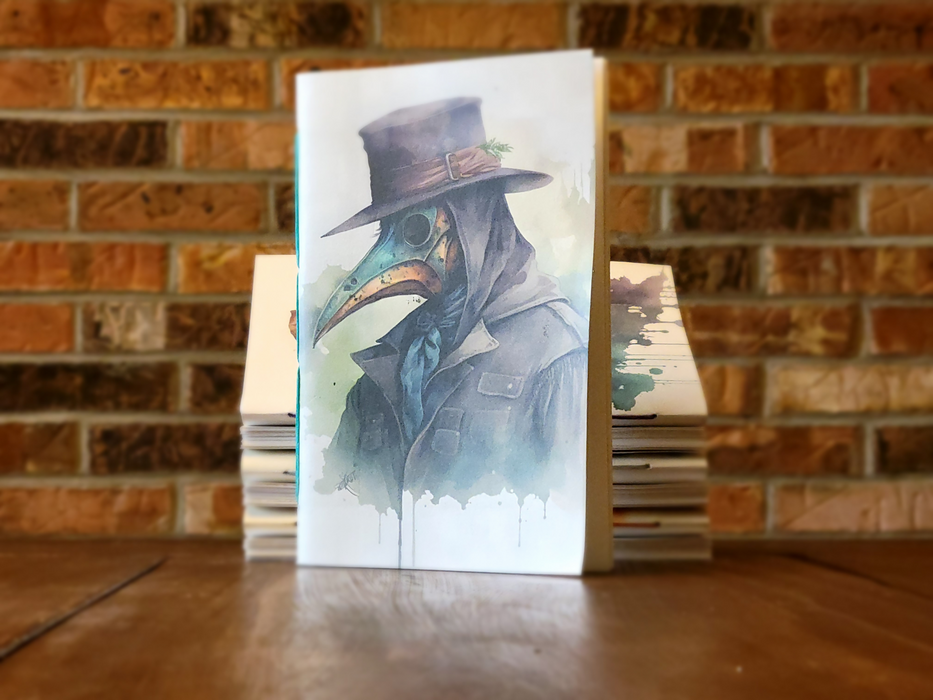 Plague Doctor Soft Cover Mixed Media Sketchbook