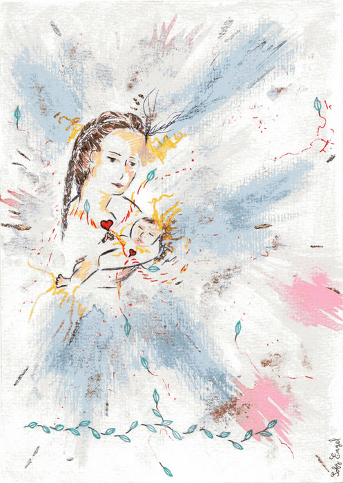 Portrait d'âme, dessin personnalisé, guidance - Soul portrait, personalized drawing, guidance