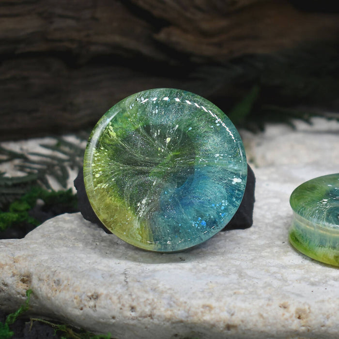 Resin Ear Tunnels 42mm | Pair | Ear Plugs | Gauge Earrings | Gauged Plugs #28