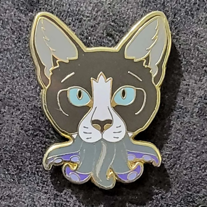 Eldritch Horror Inspired Cat Pins