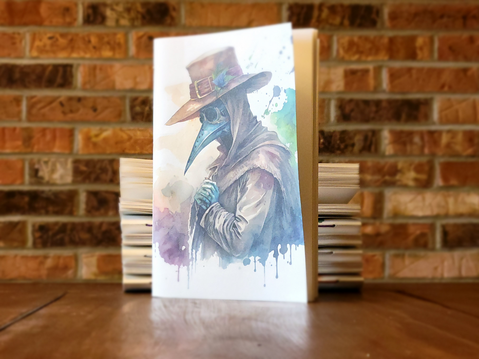 Plague Doctor Soft Cover Mixed Media Sketchbook